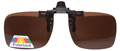 Ultimate Clip On Sunglasses - Brown