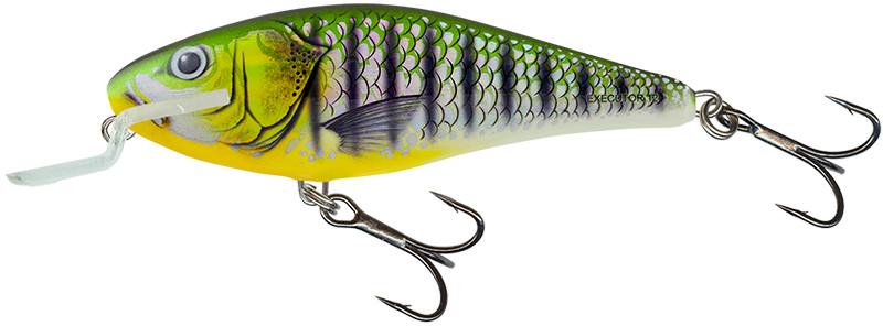 Salmo Executor Shallow Runner 12cm 33g 2,5-5,0m Limited Edition Holographic Phantom Perch