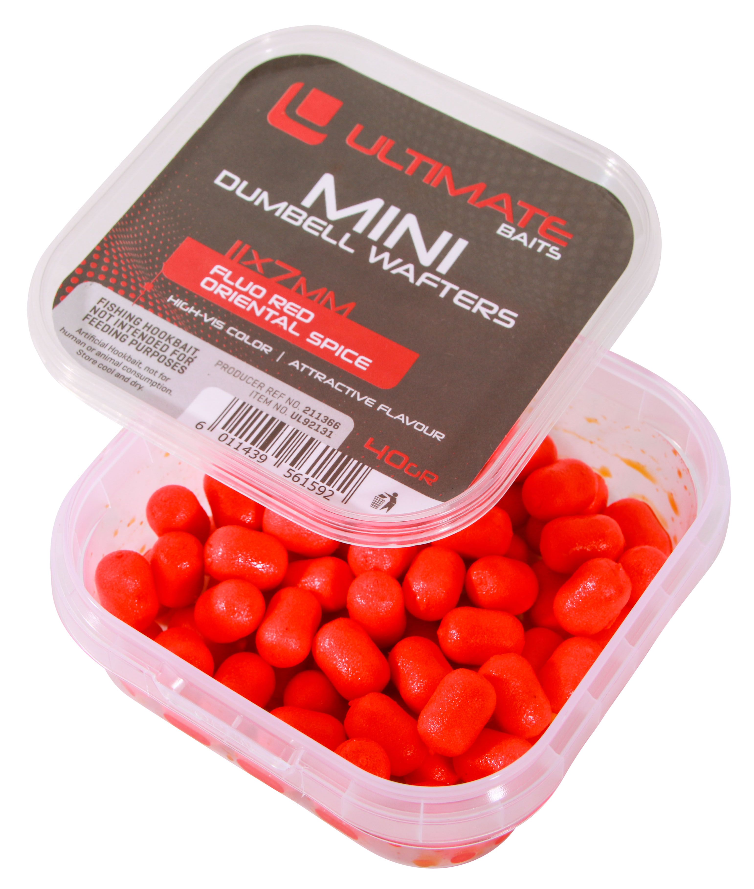Ultimate Baits - Mini Fluo Dumbell Wafters 11x7mm