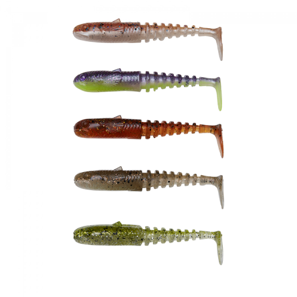 Savage Gear Gobster Shad 'Clear Water Mix' 11,5cm (5 stuks)