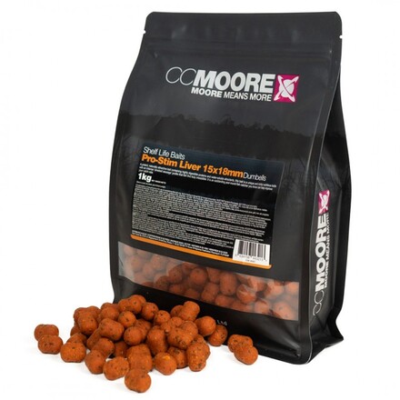 CC Moore Pro-Stim Liver Dumbell Boilies 10x15mm (1kg)