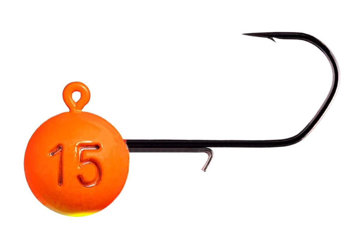 Monkey Lures Monkey Hook 1/0 Orange 12g Loodkop (3 stuks)