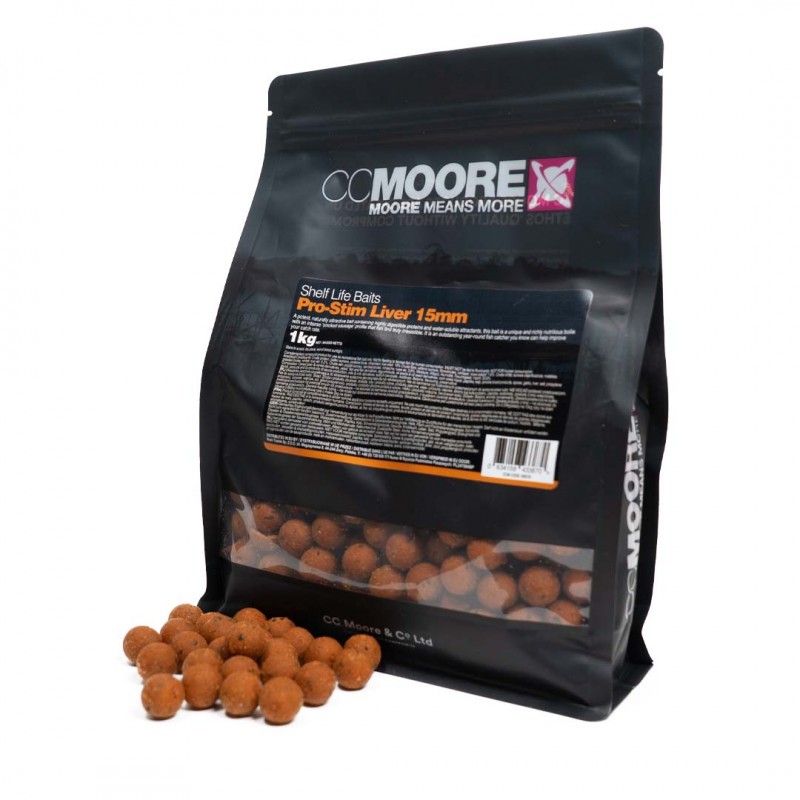 CC Moore Pro-Stim Liver Boilies 10mm (5kg)