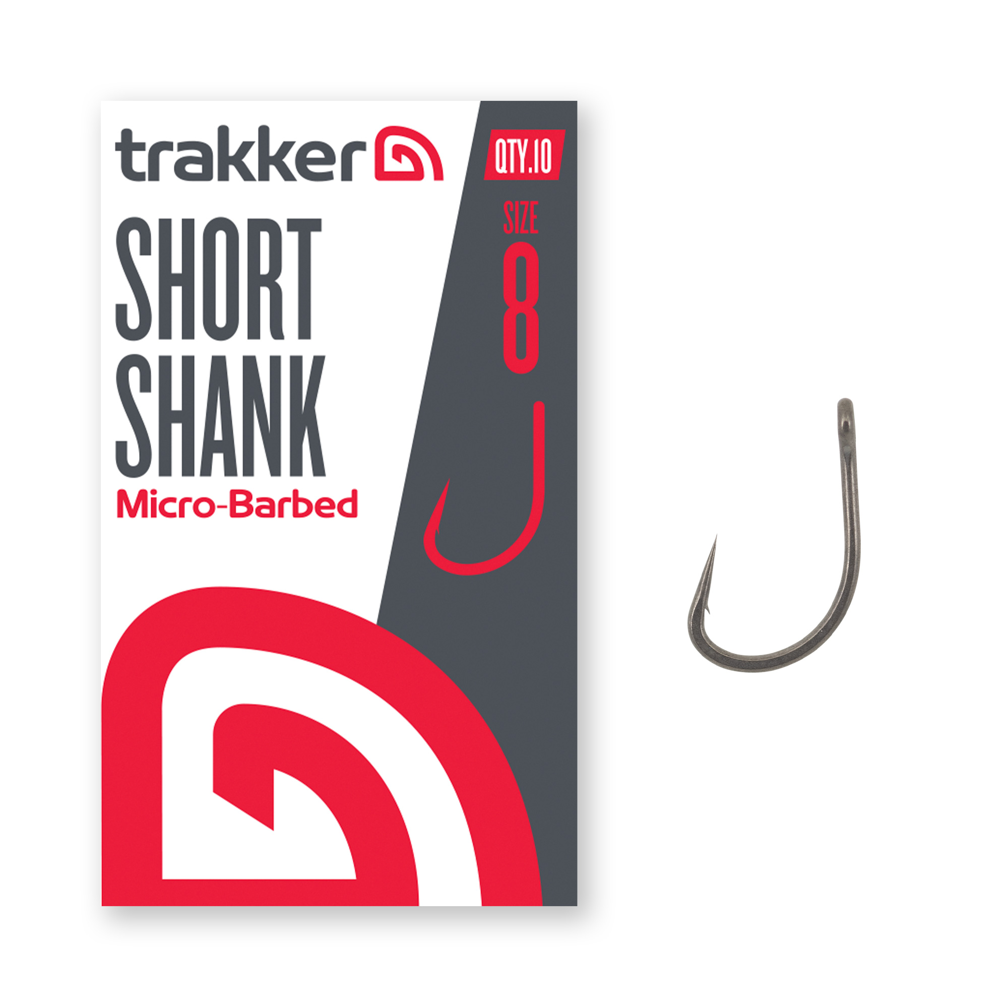 Trakker Short Shank Hooks Micro Barbed (10 Stuks)