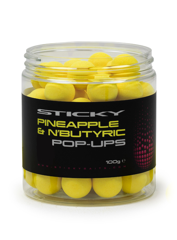 Sticky Baits Pineapple & N' Butyric Pop Ups 12mm (100g)