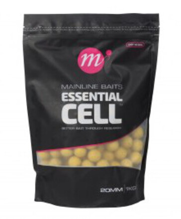 Mainline Shelf Life Boilies Essential Cell 1kg 15mm