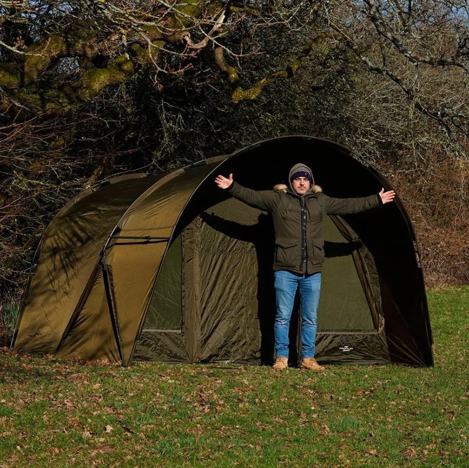 NGT XL Profiler Domed Super Sized 2 Man Bivvy With Hood