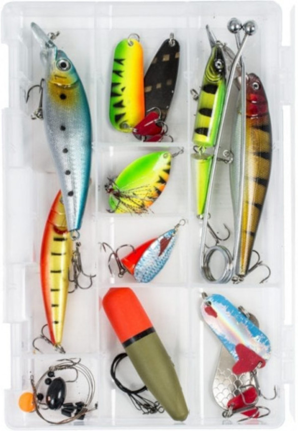 Fladen Target Pike Box with lures and accessories