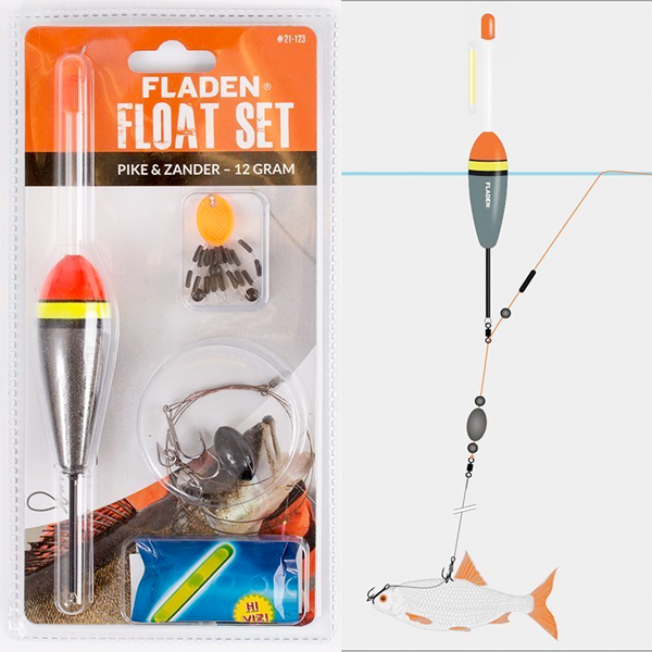 Fladen Pike/Zander Float-Set 12g