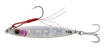 Savage Gear Flatline TG Pilker FS UV White Glow 4cm (12g)