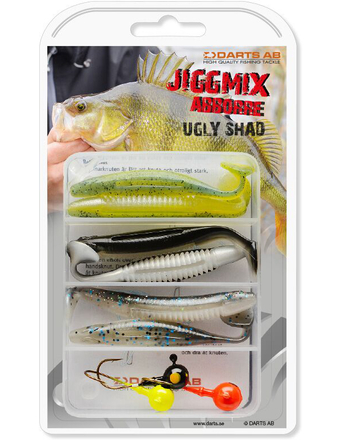 Darts Jiggmix Ugly Shad met softbaits en jigheads!