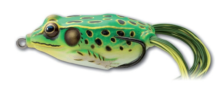 Livetarget Lures Hollow Body Frog Green/Yellow Oppervlakte Kunstaas 6.7cm (21g)
