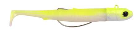 Spro Gutsbait Salt Zeevis Softbait Chartreuse Minnow M 8cm (15g)