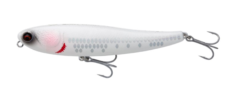 Savage Gear Bullet Mullet Surface Lure Illusion White 8cm (8g)