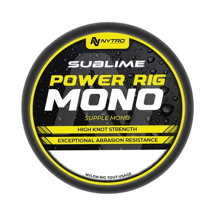 Nytro Sublime Power Rig Mono Nylon Witvis Onderlijnmateriaal 100m