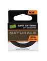 Fox Edges Naturals Soft Braid Hooklength Onderlijnmateriaal (20m)