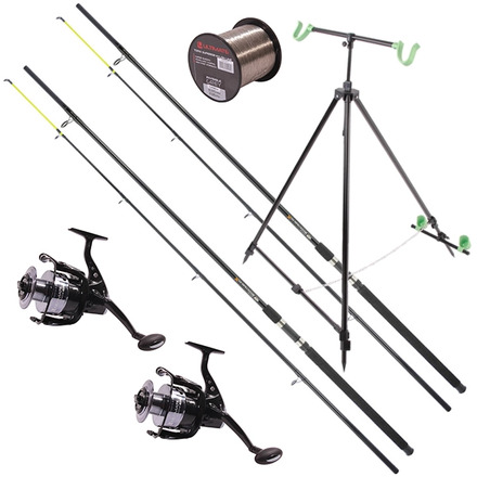 NGT Beachcaster Set Deluxe 3.66m (100-200g)