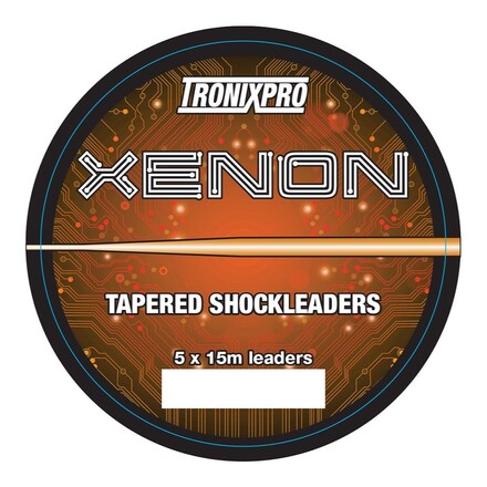 Tronixpro Xenon Tapered Leaders Orange 15m (5 stuks)