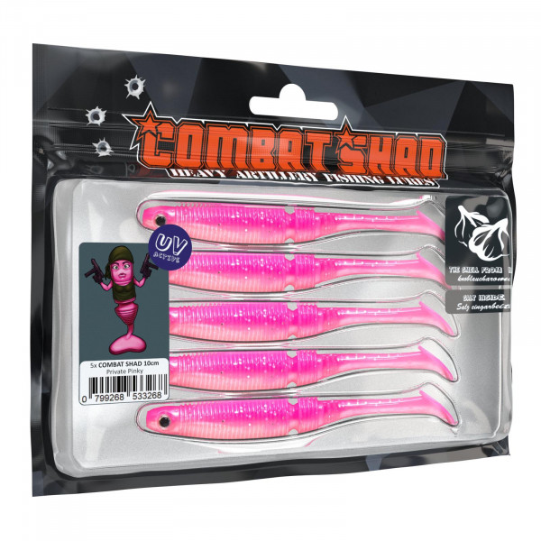 Combat Shad Private Pinky 10cm (5 stuks)