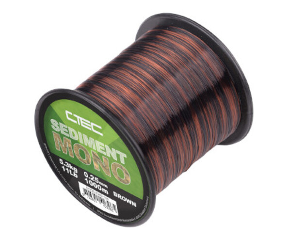 Spro C-Tec Sediment Monofilament lijn (800m of 1000m) - Brown