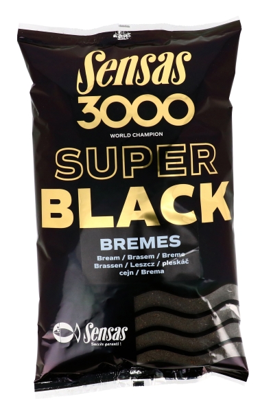 Sensas 3000 Lokvoer Super Black 'Bream' (1kg)