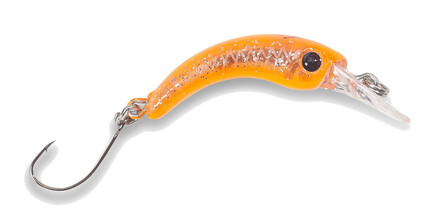 Iron Trout Bent Bean Crank Forel Plug Orange 3cm (1.2g)