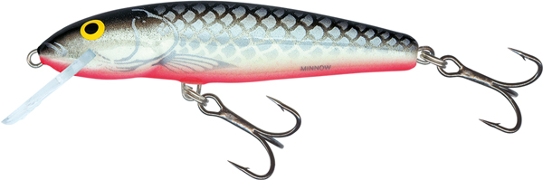 Salmo Minnow Sinking - Grey Silver