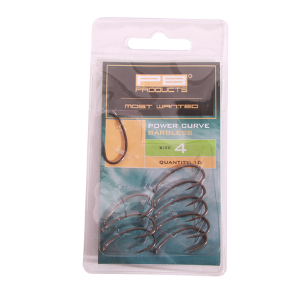 PB Products Power Curve Hook PTFE Weerhaakloos (10 stuks)