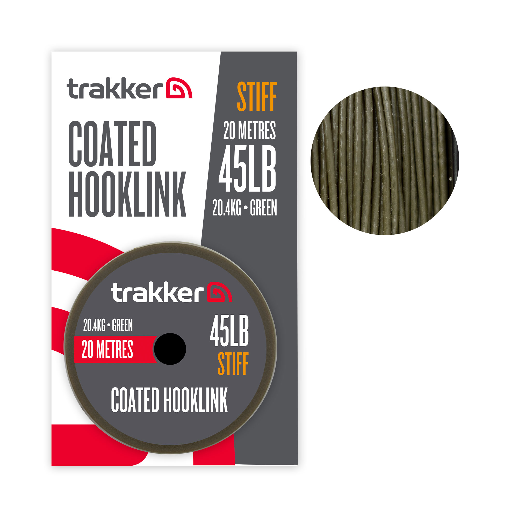 Trakker Stiff Coated Hooklink (20m)
