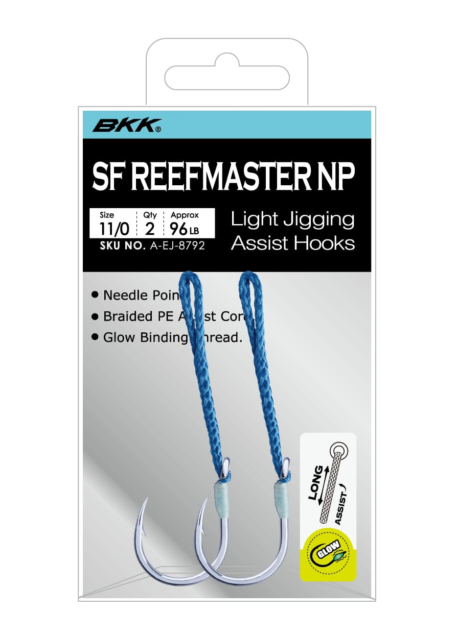 BKK SF Reefmaster NP Long Zeevis Haak (2 Stuks)