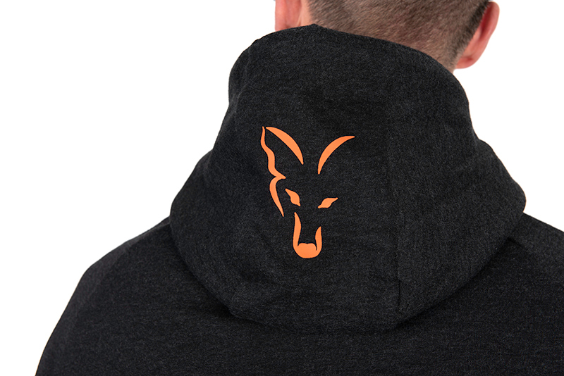 Fox Collection LW Hoody Black & Orange Vis Trui