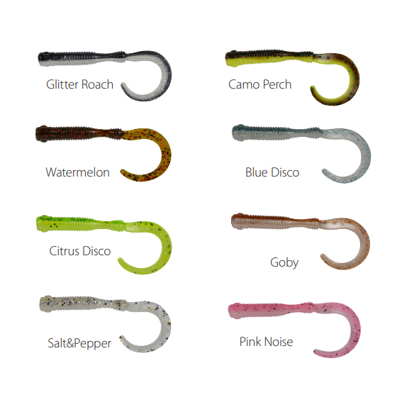 Spro FreeStyle Urban Prey Curl 55 Glitter Roach 5,5cm (5 stuks)