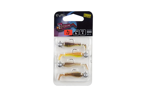 Fox Rage Micro Spikey Fry Mixed UV Colour Pack Loaded Softbaits 4cm (3g) (4 stuks)