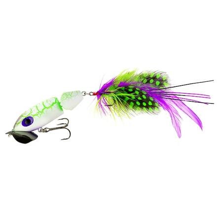 Arbogast Jointed Jitterbug 2.0 White Zombie 6cm (10g)