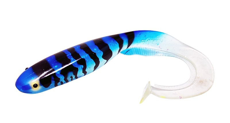 Gator Catfish BlueSilverGlitter UV 35cm (160g)