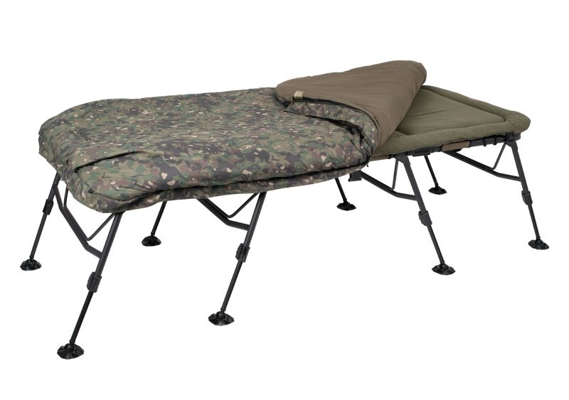 Trakker RLX 8 Wide Camo Bed System Stretcher (Incl. Slaapzak)