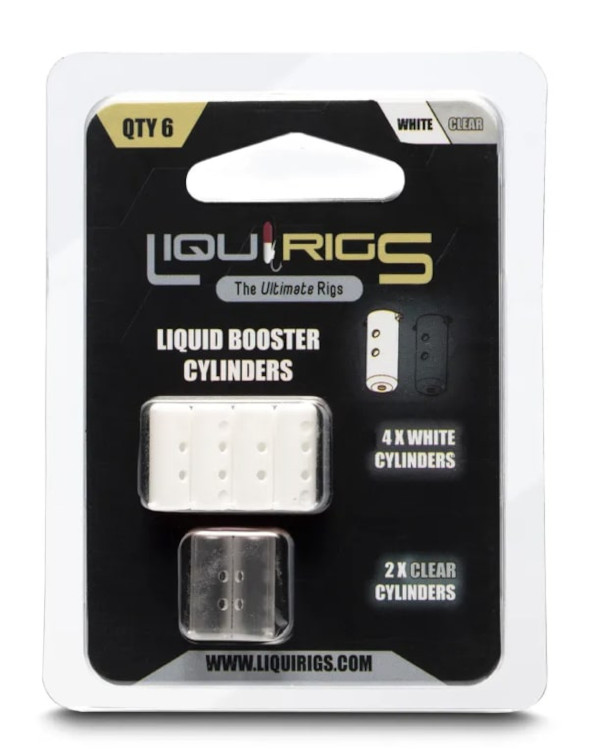 Liquirigs Liquid Booster Cylinders White & Clear (4+2 stuks)