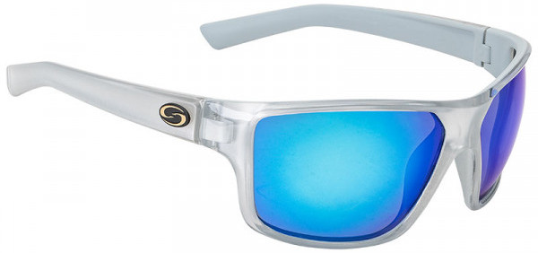 Strike King S11 Optics Zonnebril - Clinch Crystal Concrete Frame / Multi Layer White Blue MirrorMulti Layer White Blue Mirror Glasses