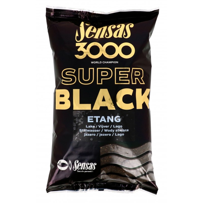 Sensas 3000 Lokvoer Super Black Etang (1kg)