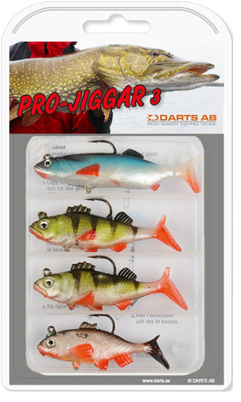 Darts Pro Jiggar Jigset #3 Snoek (4 stuks)