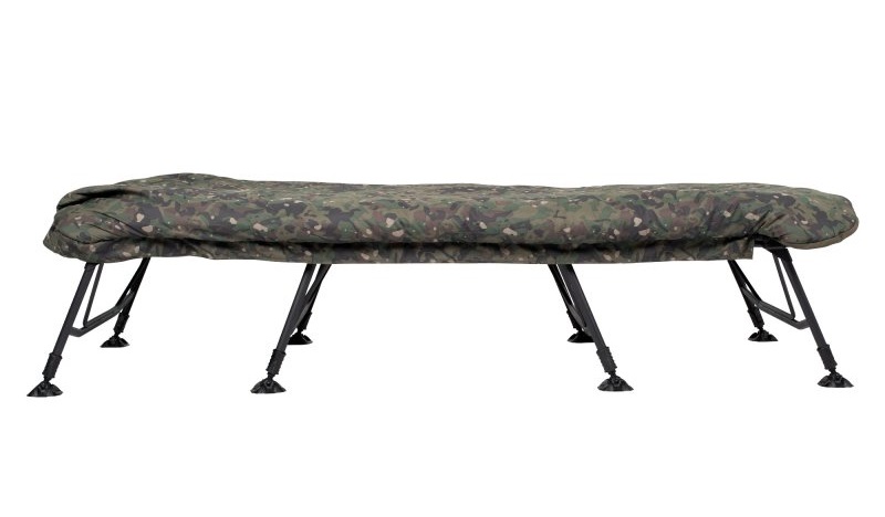 Trakker RLX 8 Wide Camo Bed System Stretcher (Incl. Slaapzak)