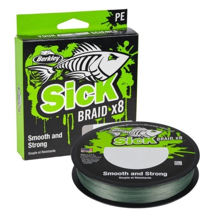 Berkley Sick Braid Moss Green 300m