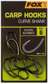 Fox Carp Hooks Curve Shank