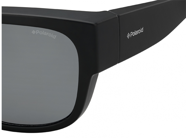 Polaroid PLD 9003/S Suncover Overzet Zonnebril - Black frame / grey glasses