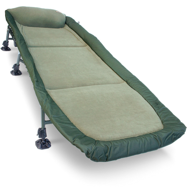 NGT Classic Bedchair With Recliner Micro Fleece