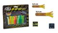 Iron Claw Moby Tube 9cm Softbait Wildmix (8 stuks)