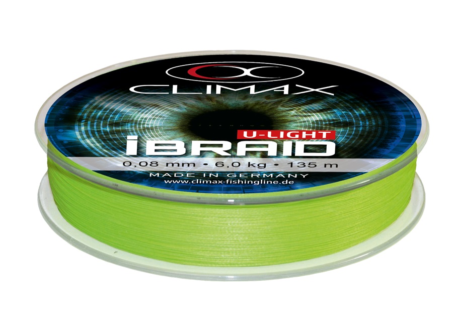 Climax IBraid U-Light Chartreuse Gevlochten Lijn (135m)