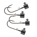 Reins NR Jig Head Matt Black Tungsten Loodvrij (4 of 3 stuks)