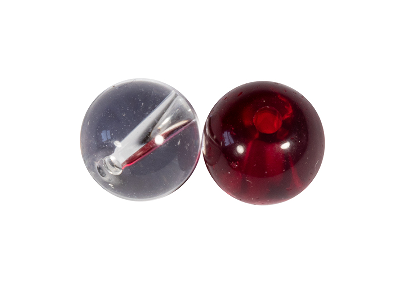 Fox Rage SP 6mm Clear And Red Glass Beads (10 Stuks)