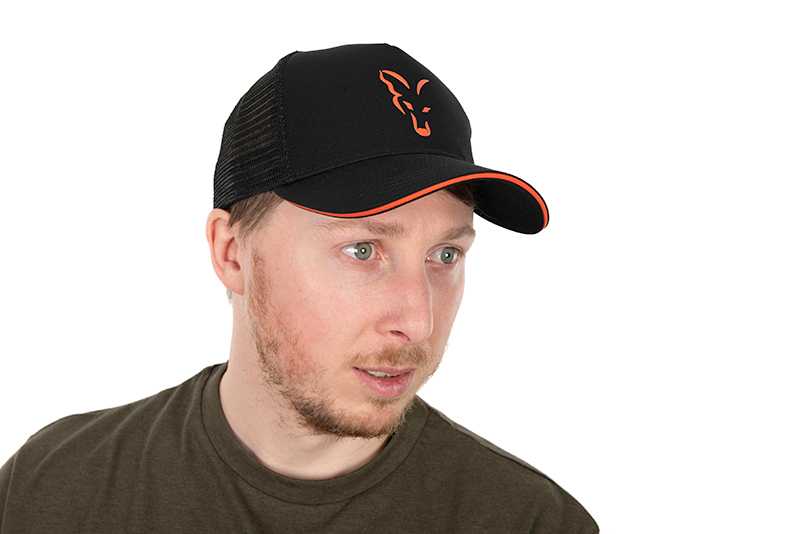 Fox Collection Trucker Vispet - Black & Orange